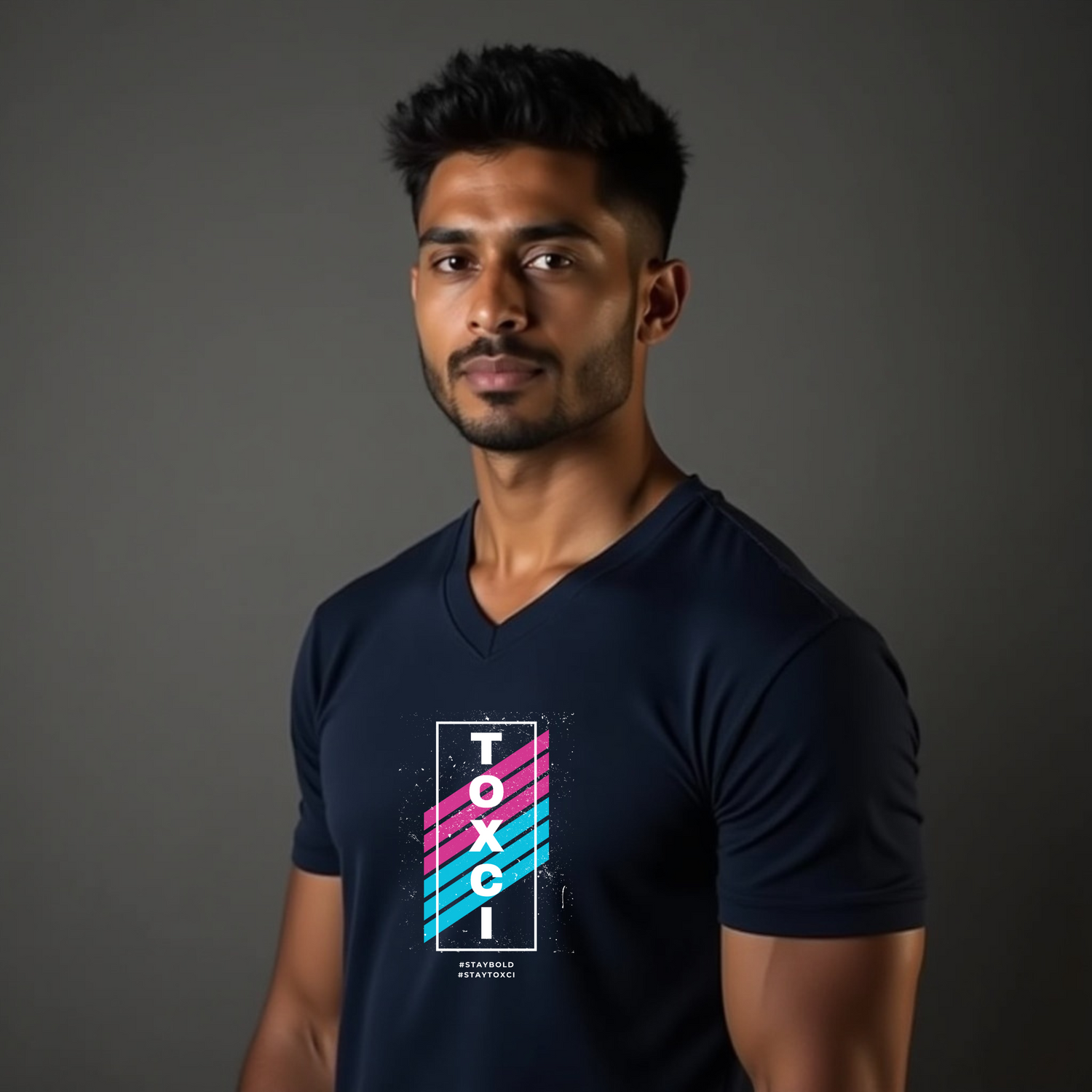 Men’s V-Neck T-Shirts – Sharp Cuts. Bold Prints. Pure Confidence.