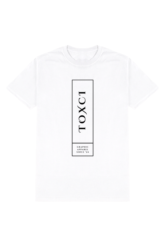 Toxci Original Men's Round Neck Half Sleeve White Graphic Tshirt