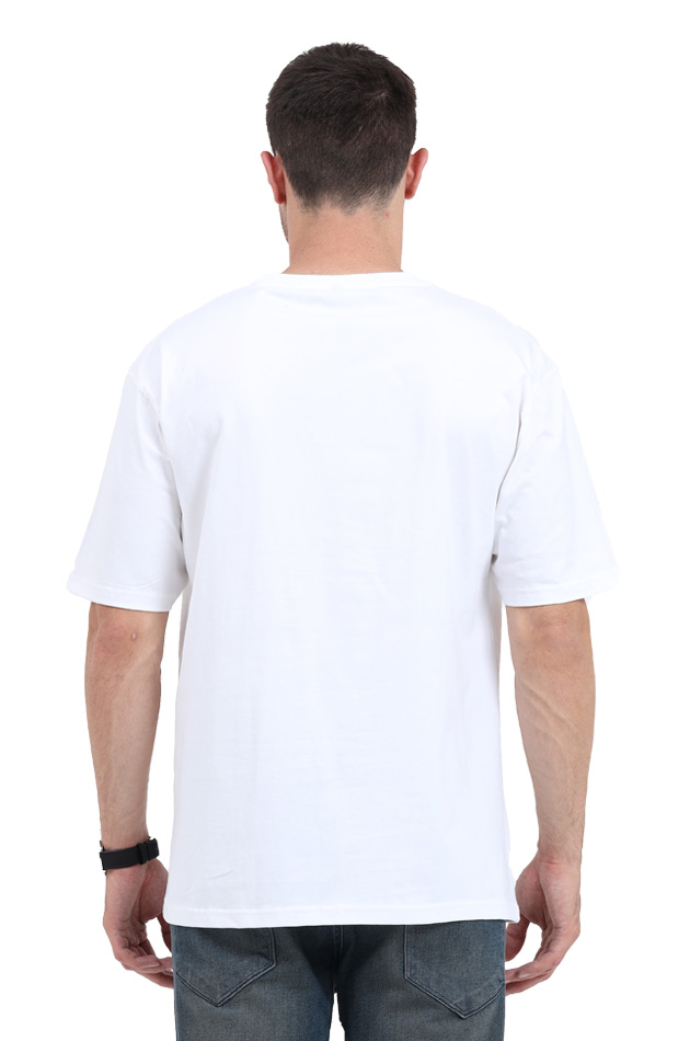 Less People More Dogs Unisex Oversized Cotton White Graphic Tshirt