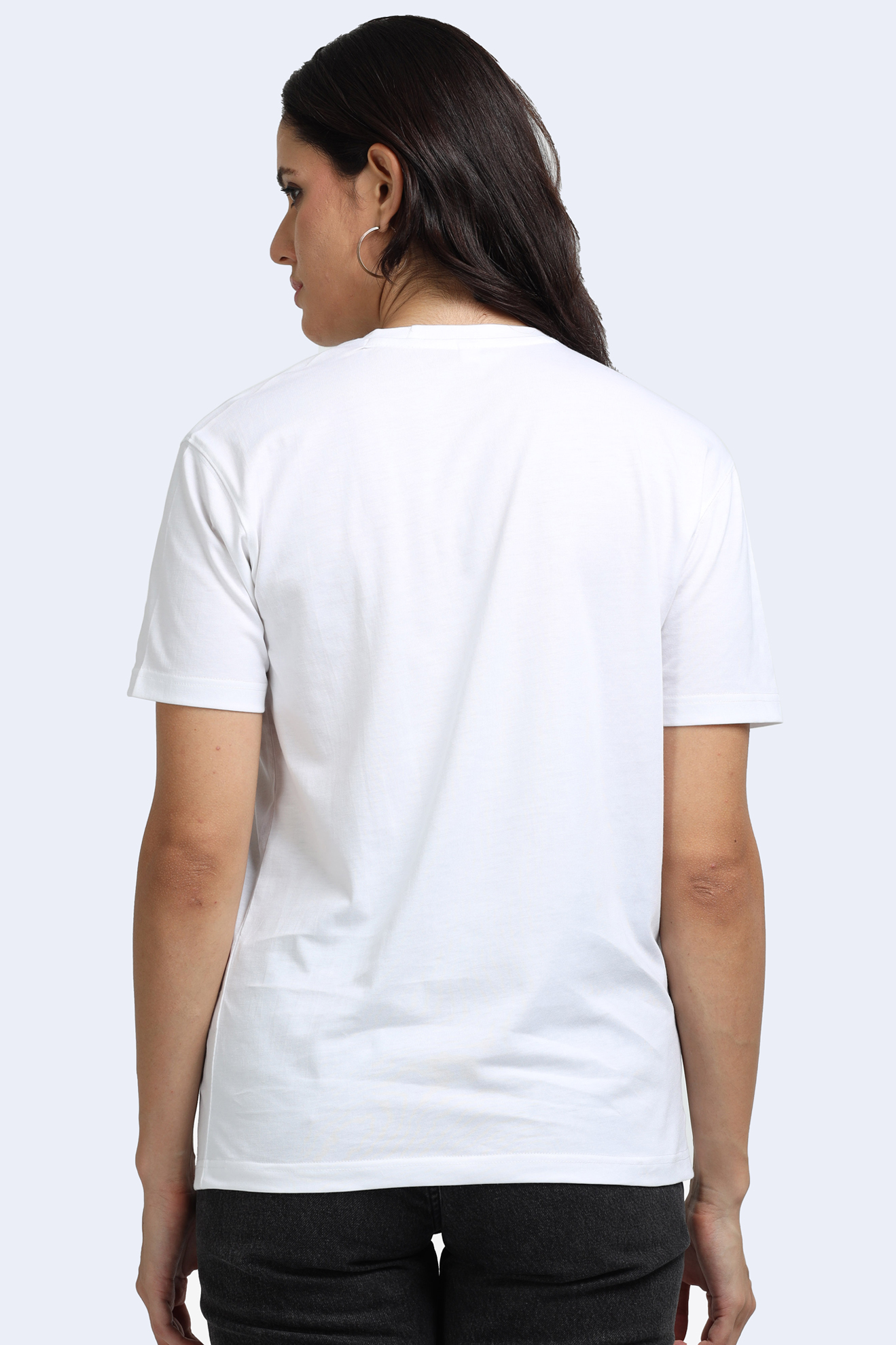 Stay Humble Women's Premium Supima Cotton White Graphic Tshirt