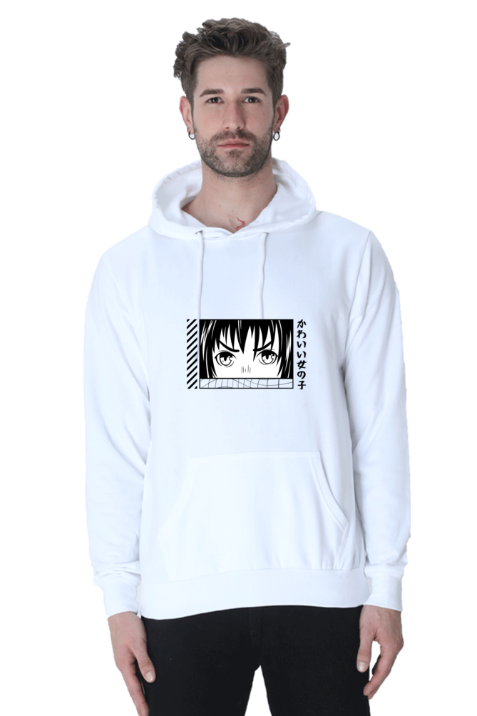 Cute Girl Male Graphic Hoodie
