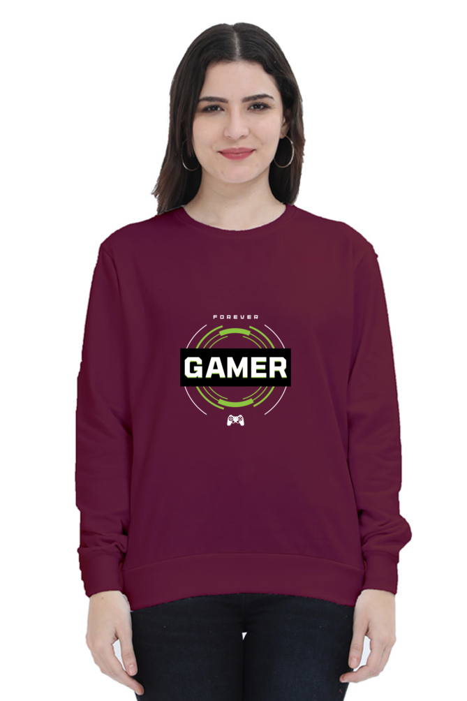 Forever Gamer Female Graphic Sweatshirt