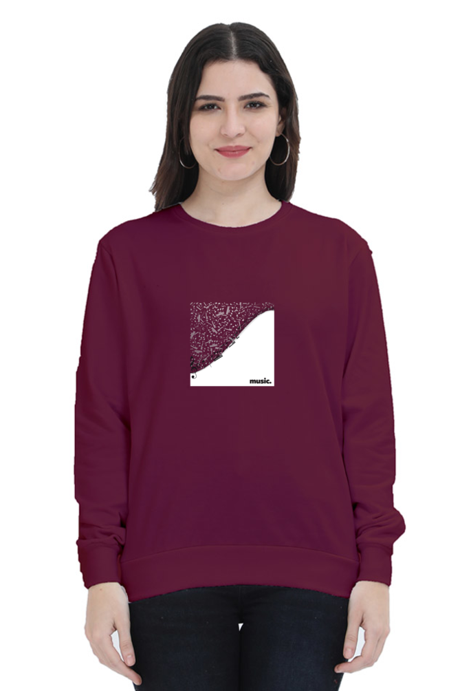 Music Female Graphic Sweatshirt