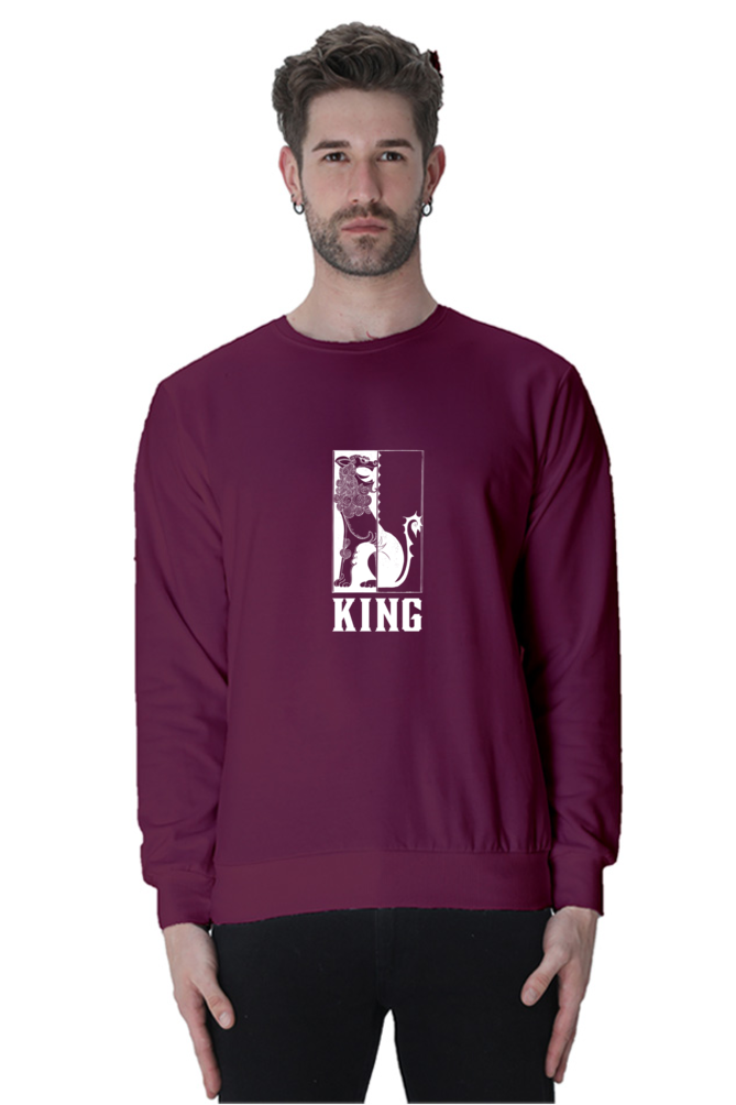 King Male Graphic Sweatshirt