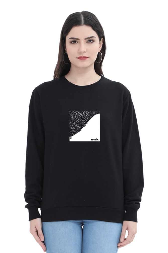 Music Female Graphic Sweatshirt