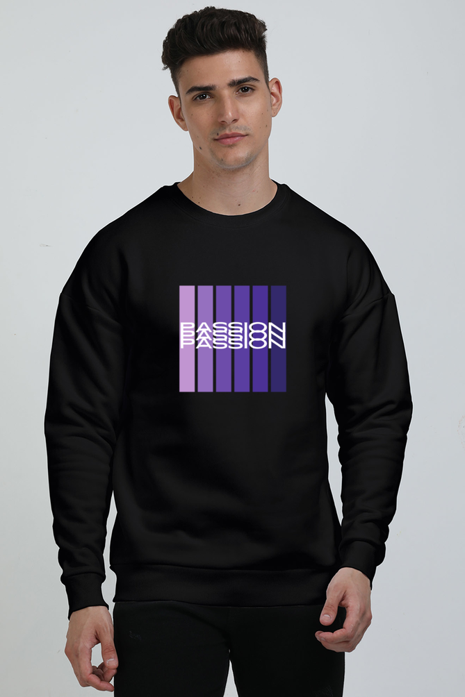 Passion's Hue Graphic Unisex Oversized Sweatshirt