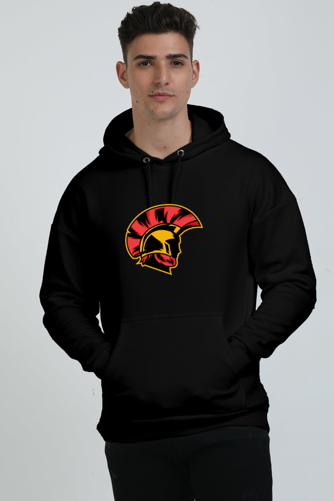 Spartan Warrior Graphic Unisex Oversized Hoodie