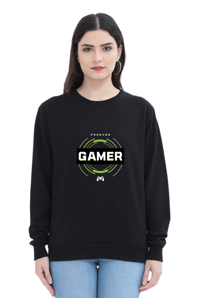 Forever Gamer Female Graphic Sweatshirt