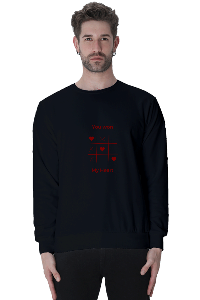 You Won My Heart Male Graphic Sweatshirt