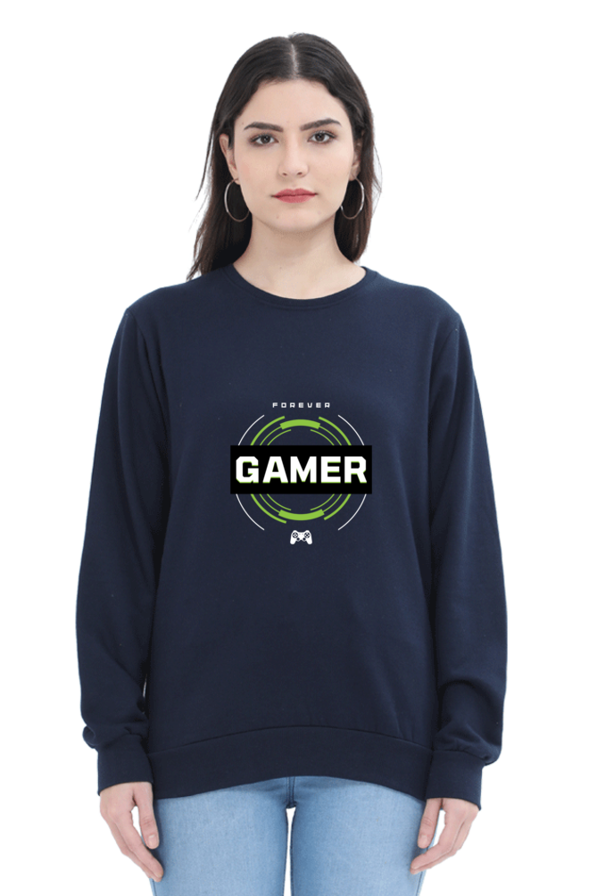 Forever Gamer Female Graphic Sweatshirt