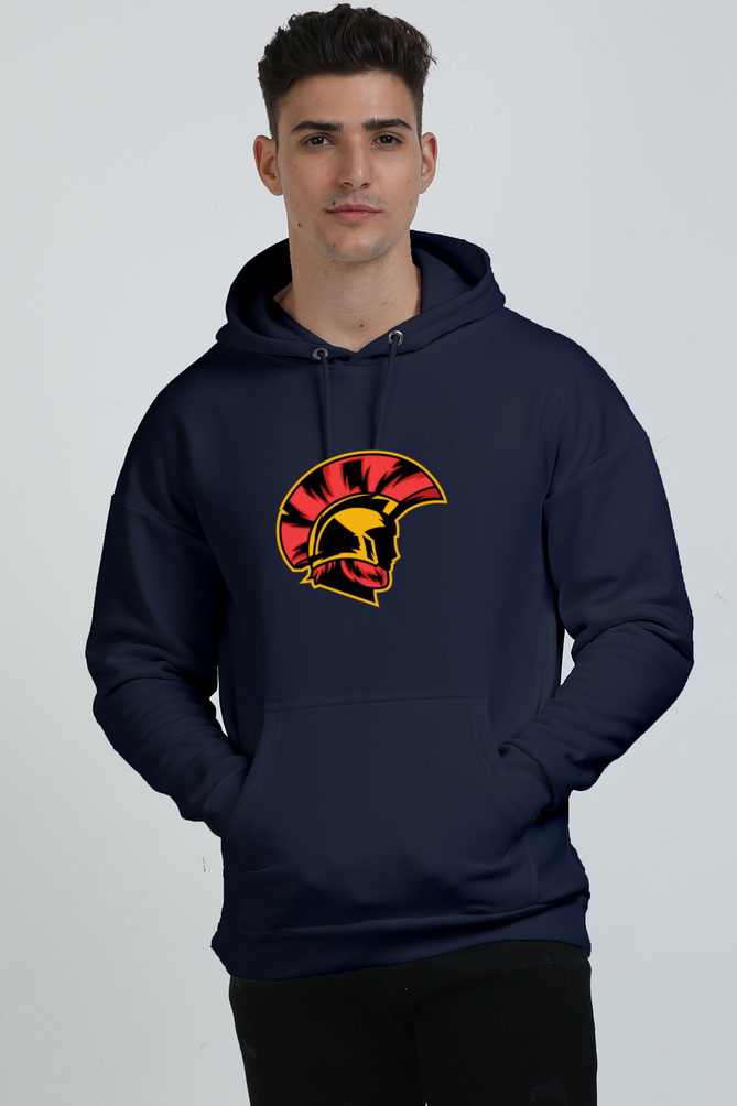 Spartan Warrior Graphic Unisex Oversized Hoodie