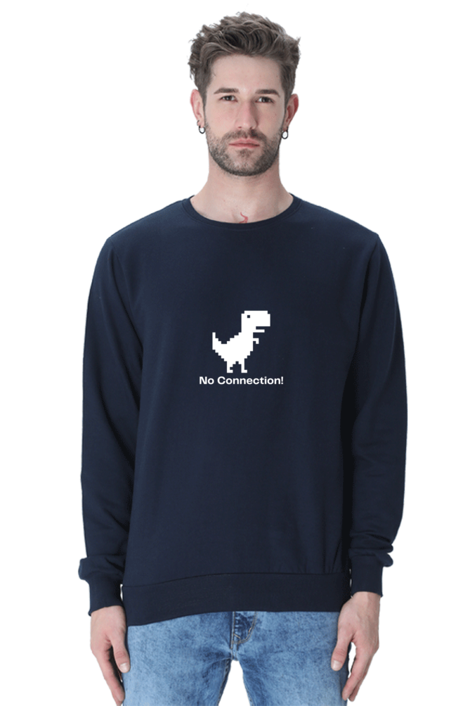 No Connection Male Graphic Sweatshirt