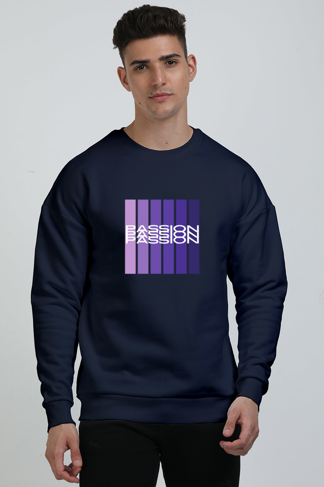 Passion's Hue Graphic Unisex Oversized Sweatshirt