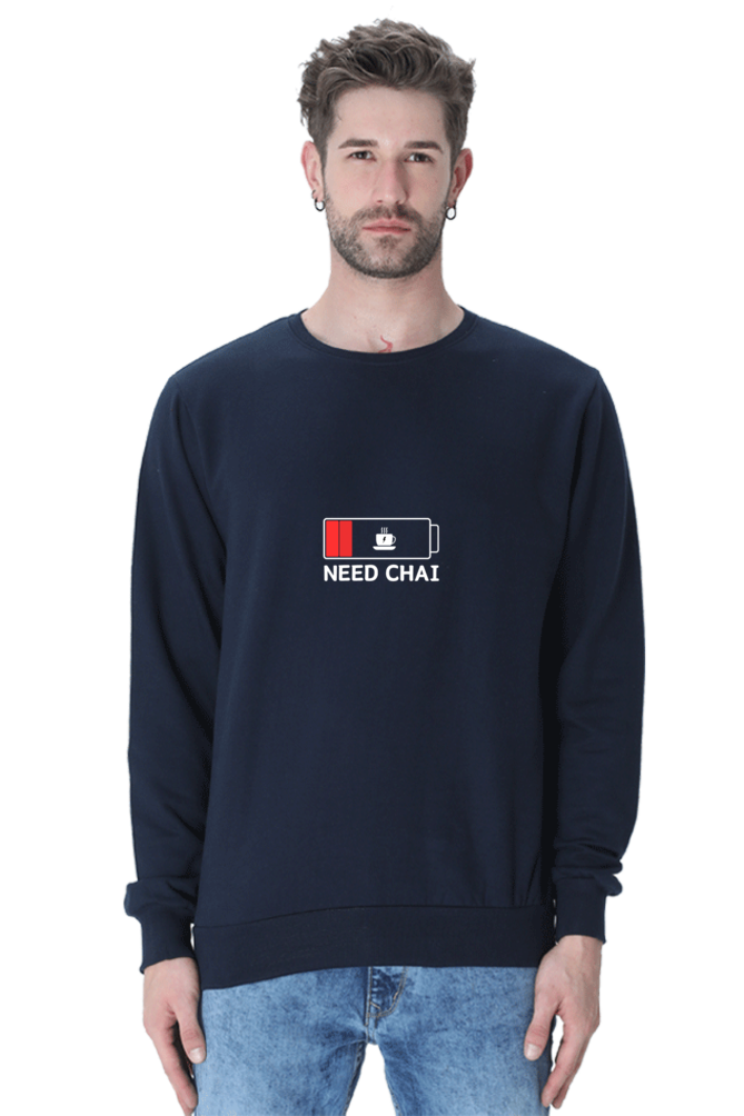 Need Chai Male Graphic Sweatshirt