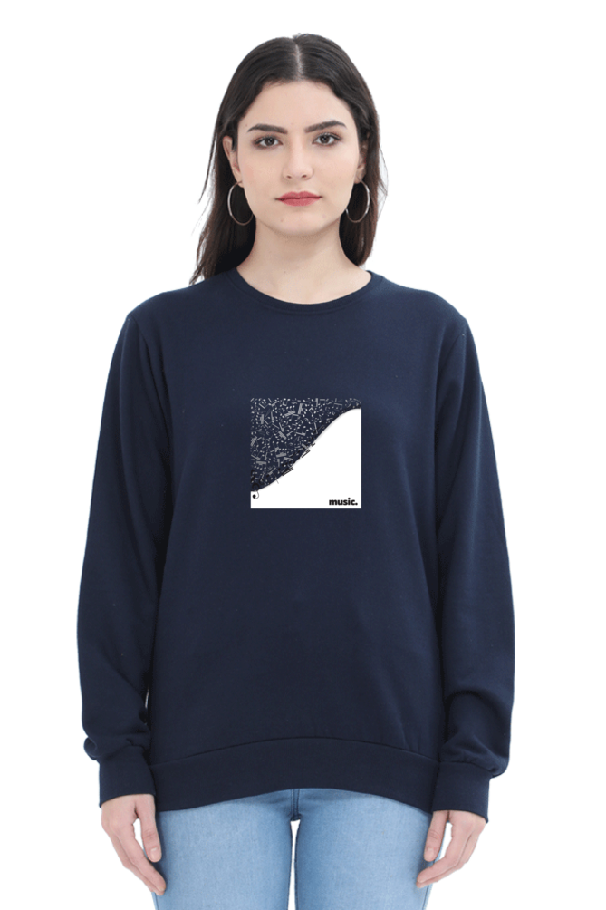 Music Female Graphic Sweatshirt