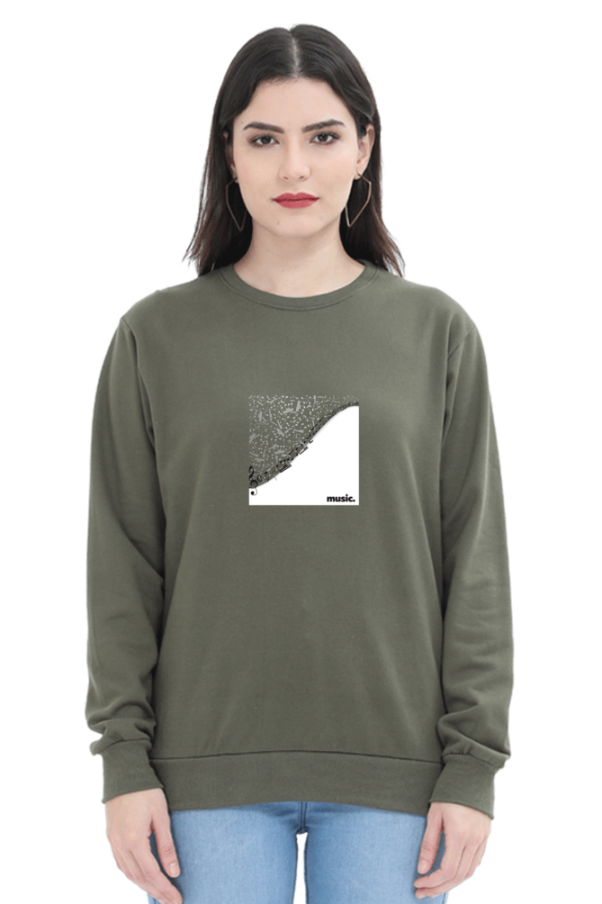 Music Female Graphic Sweatshirt