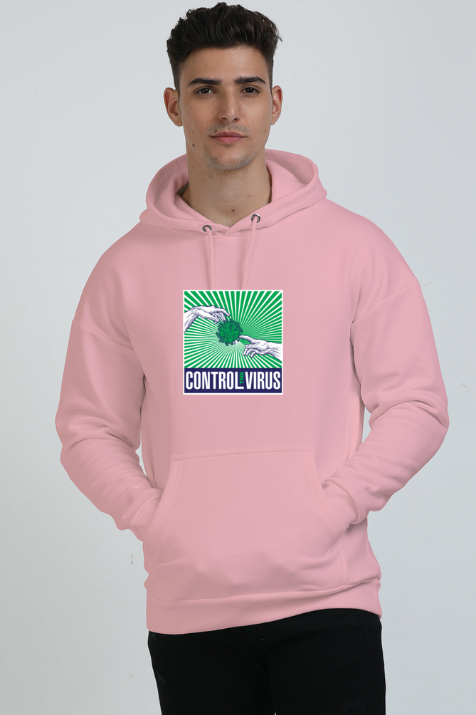 Control the Virus Graphic Unisex Oversized Hoodie