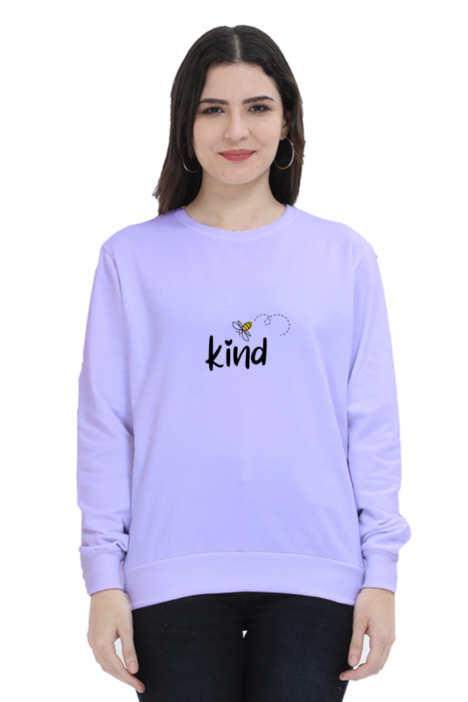 Bee Kind Female Graphic Sweatshirt
