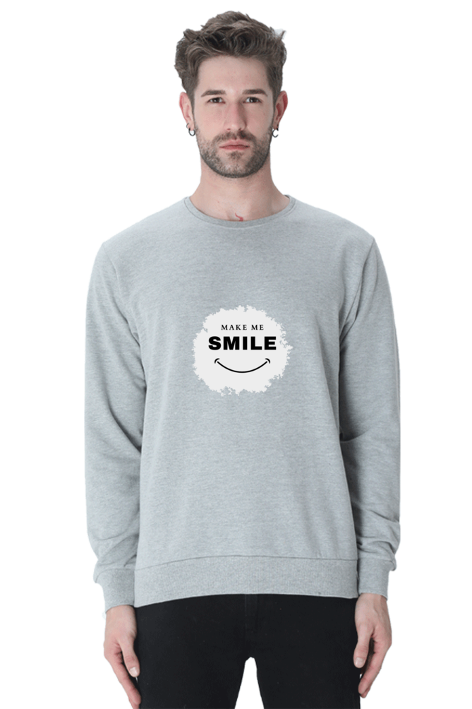 Make Me Smile Male Graphic Sweatshirt