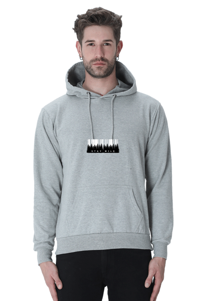 Stay Wild Male Graphic Hoodie
