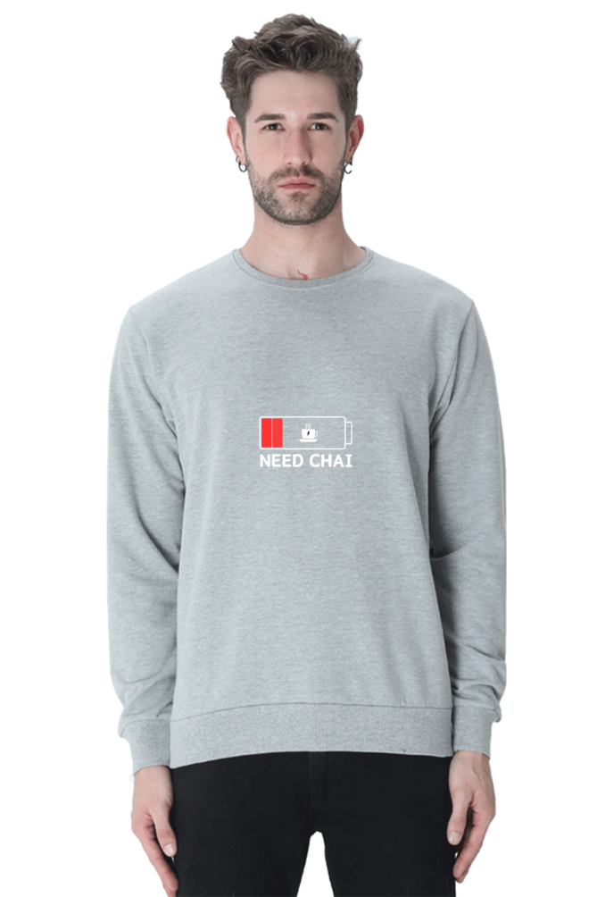 Need Chai Male Graphic Sweatshirt