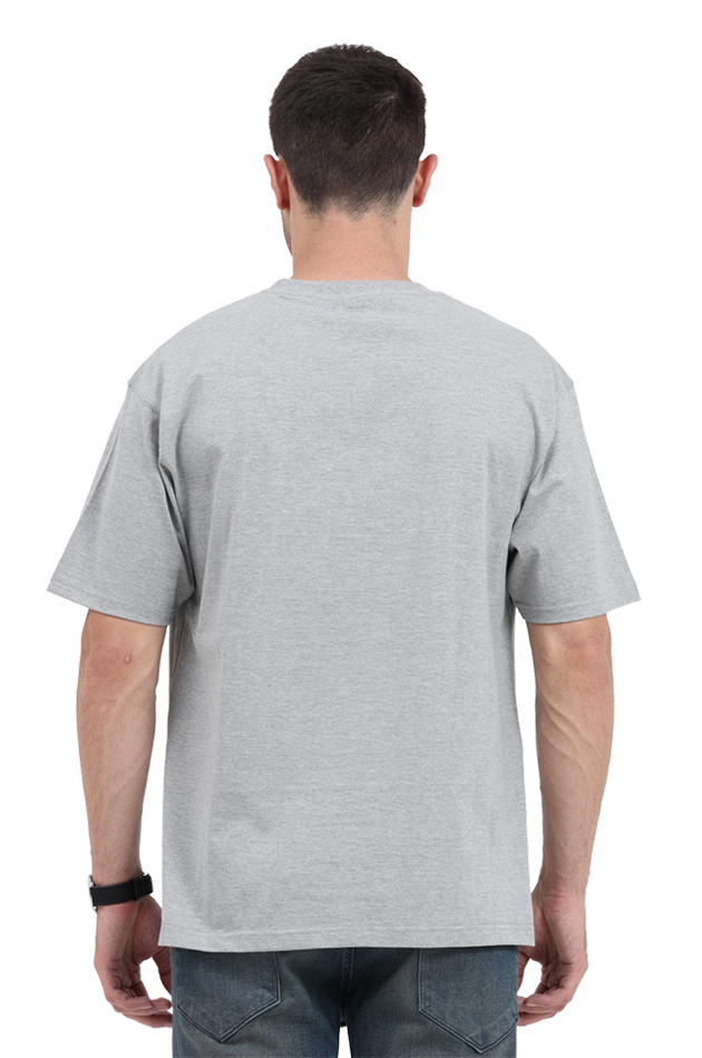 Good Atmosphere Unisex Oversized Cotton Black Graphic Tshirt