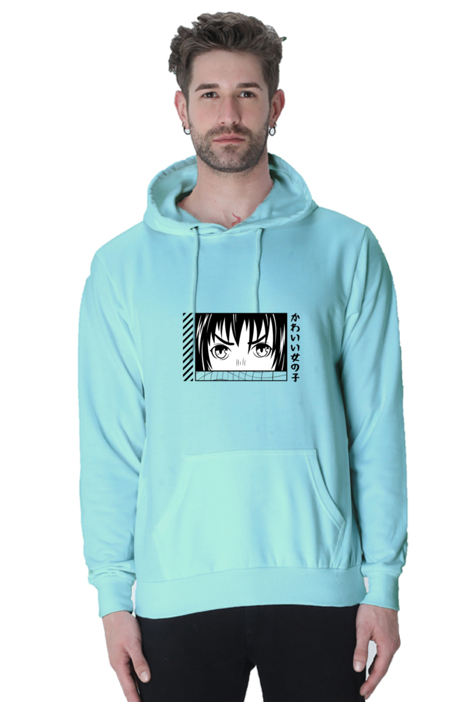 Cute Girl Male Graphic Hoodie