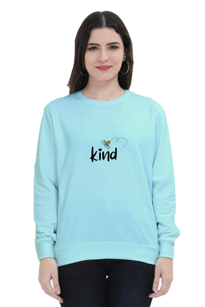 Bee Kind Female Graphic Sweatshirt