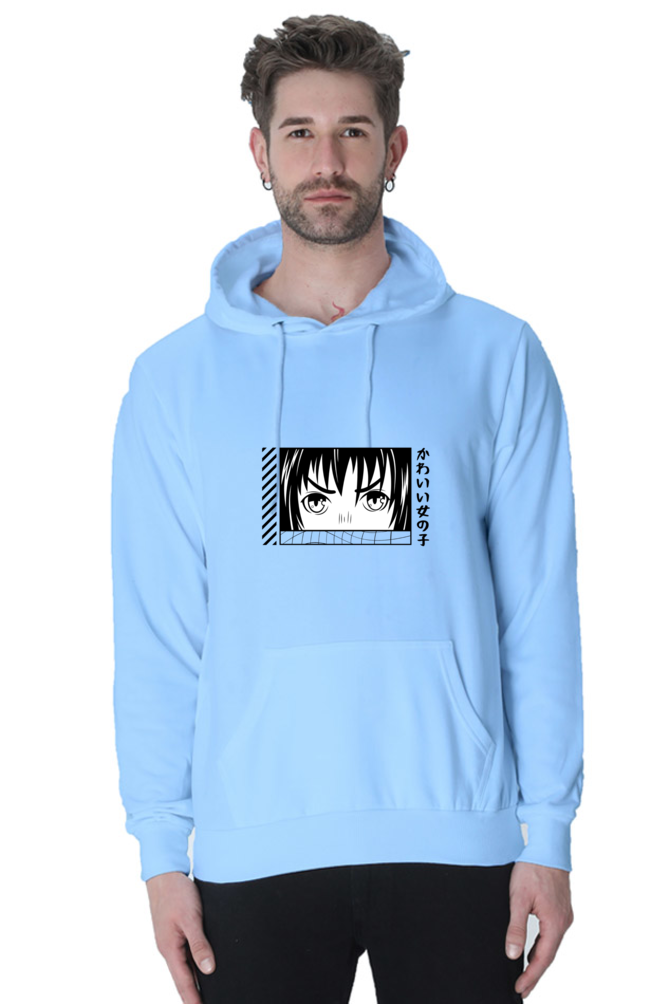 Cute Girl Male Graphic Hoodie