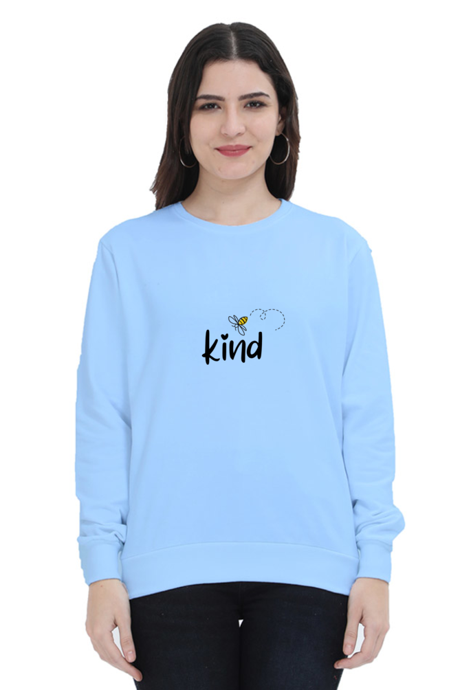 Bee Kind Female Graphic Sweatshirt