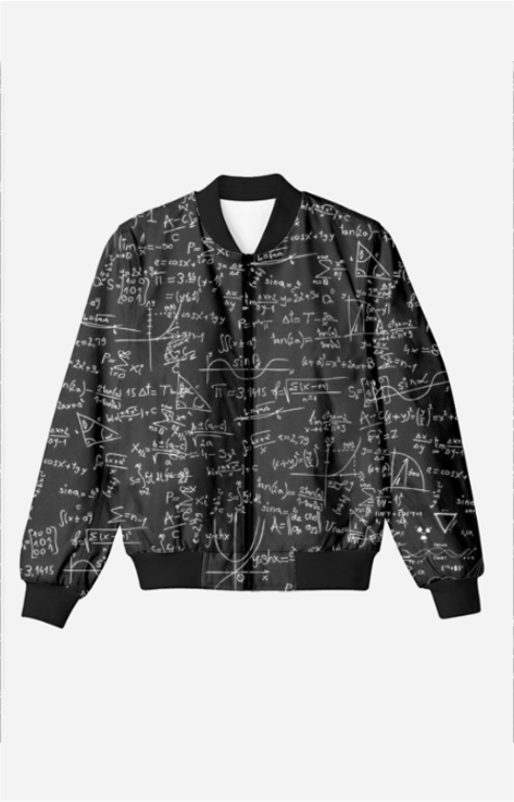 Mathematical Chaos Men's All Over Printed Bomber Jacket