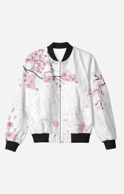 Springtime Beauty Men's All Over Printed Bomber Jacket