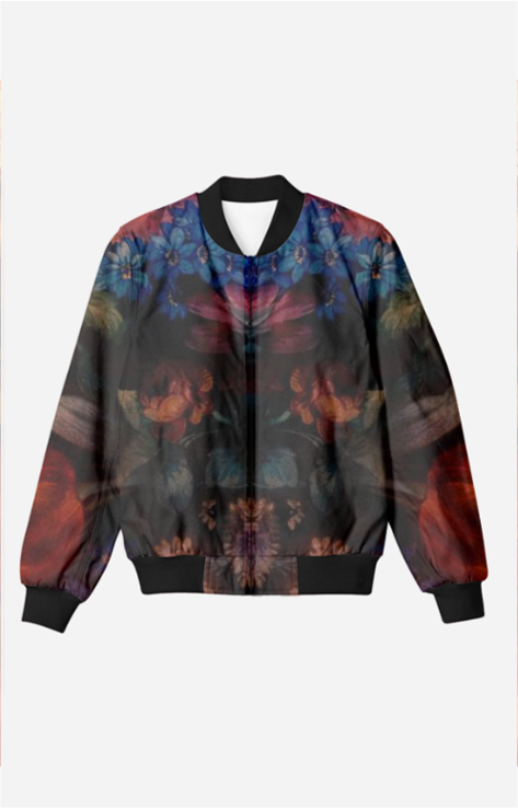 Still Life Men's All Over Printed Bomber Jacket