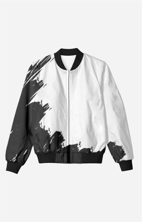 Ink Splat Men's All Over Printed Bomber Jacket