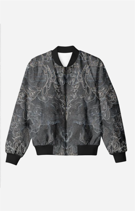 Cosmic Chaos Men's All Over Printed Bomber Jacket