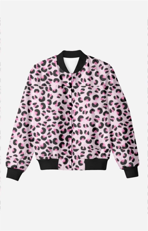 Purrfect Pattern Men's All Over Printed Bomber Jacket