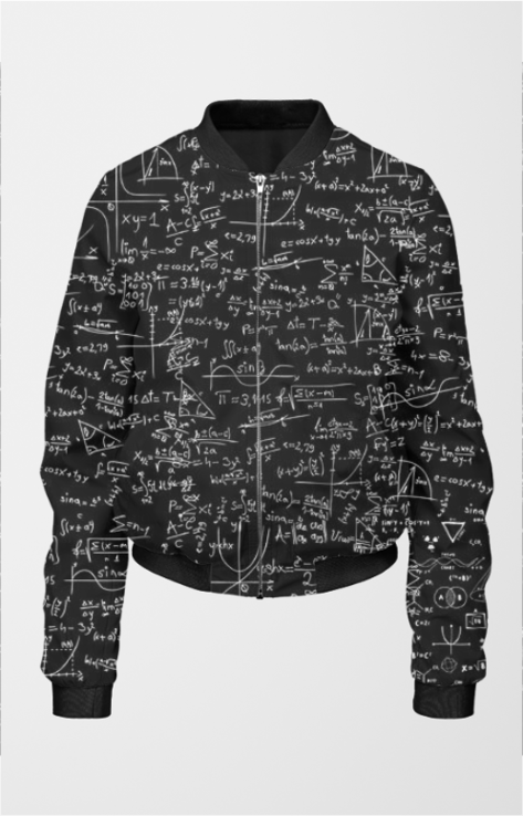 Mathematical Chaos Women's All Over Printed Bomber Jacket