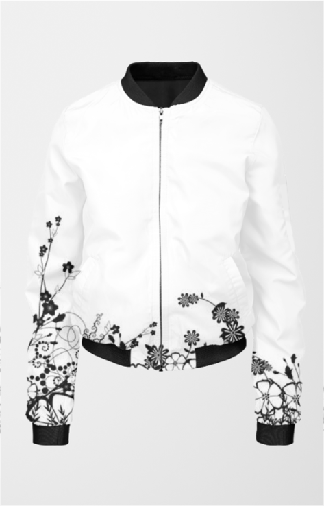 Garden of Dreams Women's All Over Printed Bomber Jacket