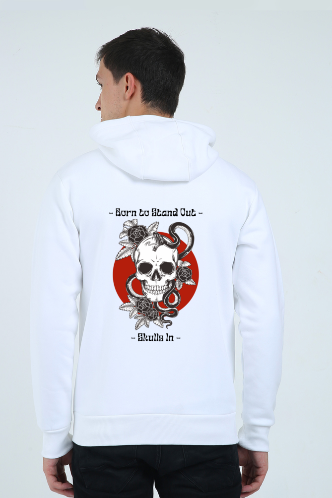 Born to Stand Out Graphic Unisex Heavyweight Zip Hoodie