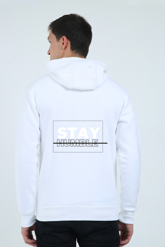 Stay Humble Graphic Unisex Heavyweight Zip Hoodie