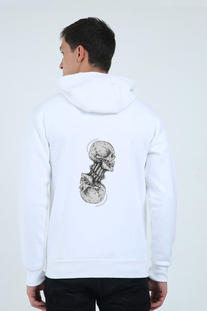 Dual Reality Graphic Unisex Heavyweight Zip Hoodie