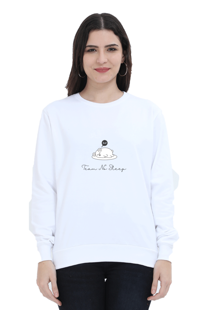 Team No Sleep Female Graphic Sweatshirt