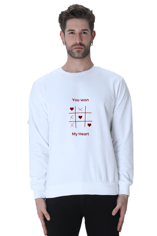 You Won My Heart Male Graphic Sweatshirt