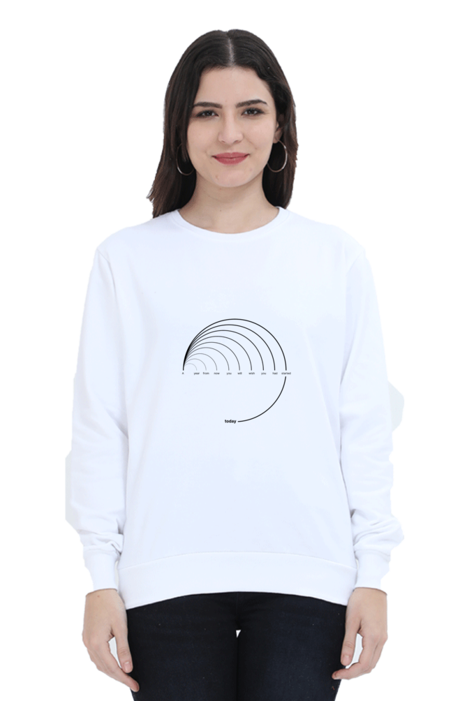 Seize the Day Female Graphic Sweatshirt