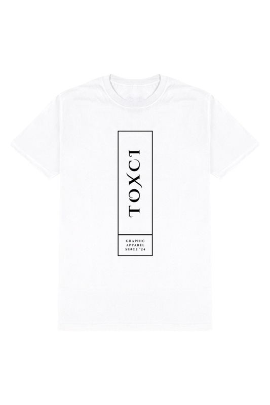 Toxci Original Men's Round Neck Half Sleeve White Graphic Tshirt