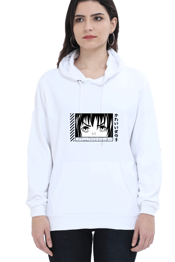 Cute Girl Female Graphic Hoodie