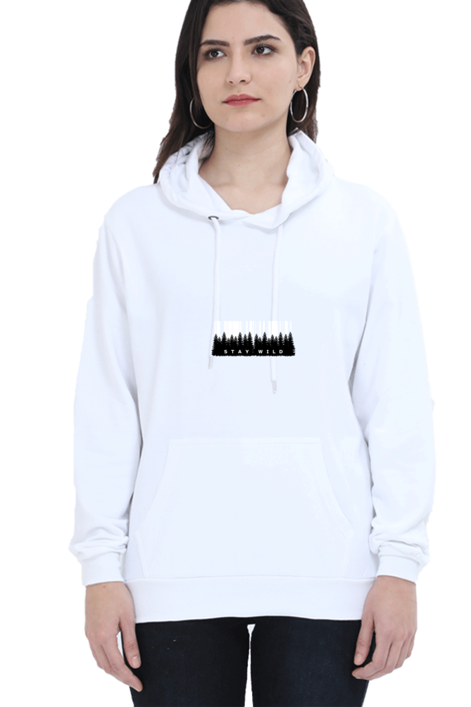 Stay Wild Female Graphic Hoodie