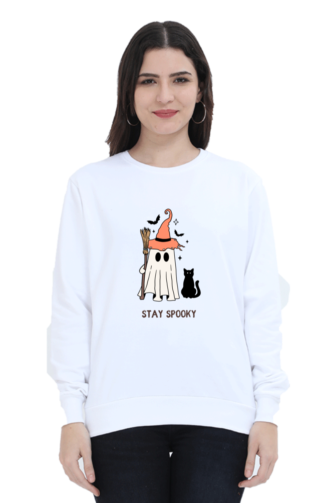 Stay Spooky Female Graphic Sweatshirt