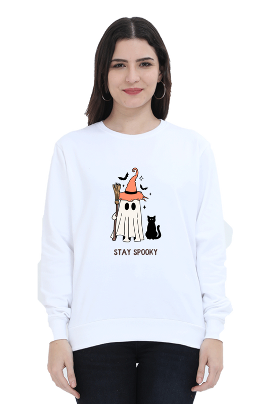 Stay Spooky Female Graphic Sweatshirt