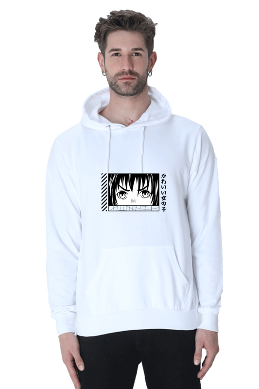 Cute Girl Male Graphic Hoodie